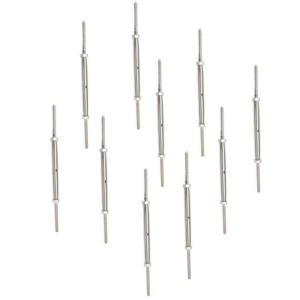 316 Stainless Steel Hand Swage Tensioner For 1/8 Inch Cable Railing