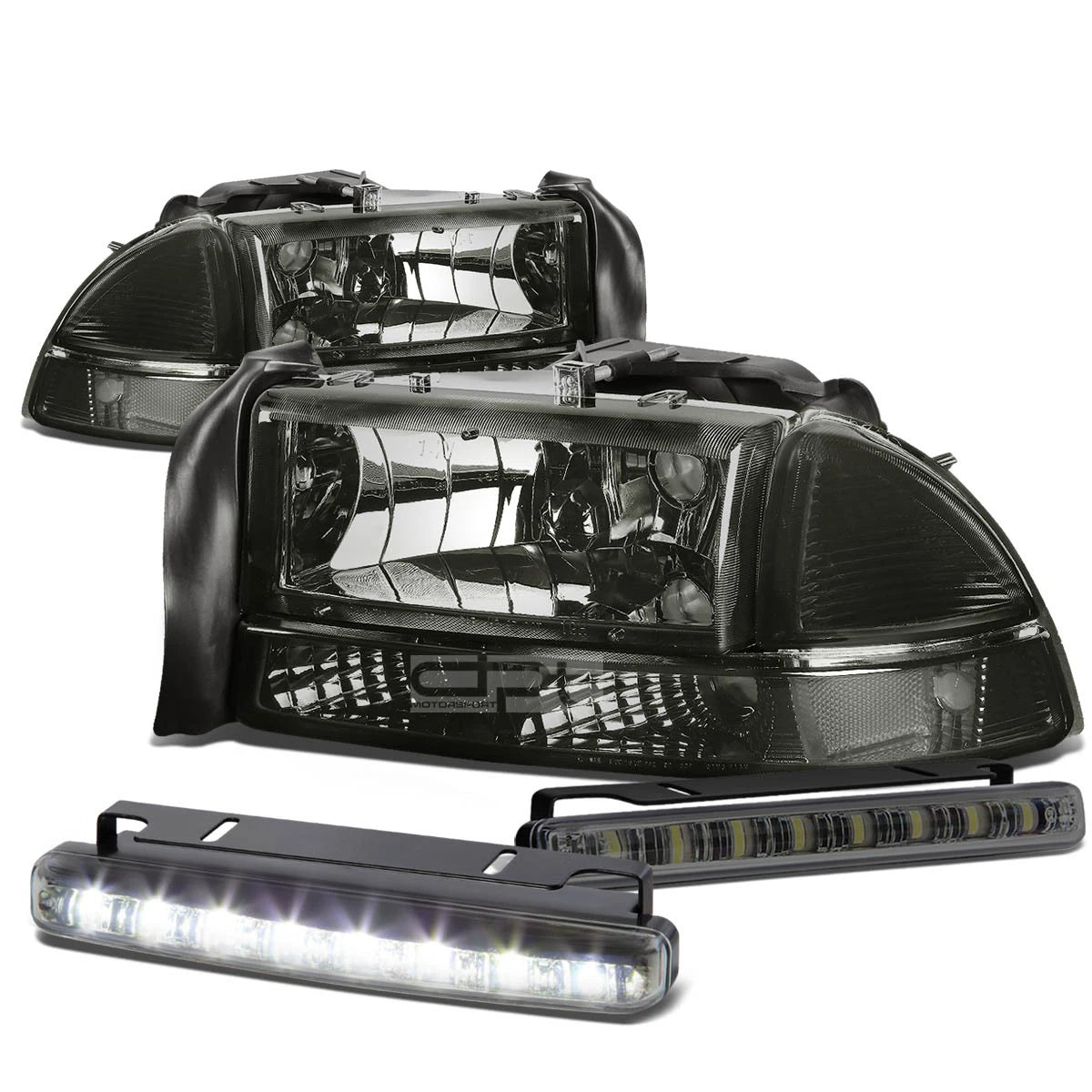 Smoked Headlight+clea<wbr/>r Corner+bumper+<wbr/>LED | Built Supply Co