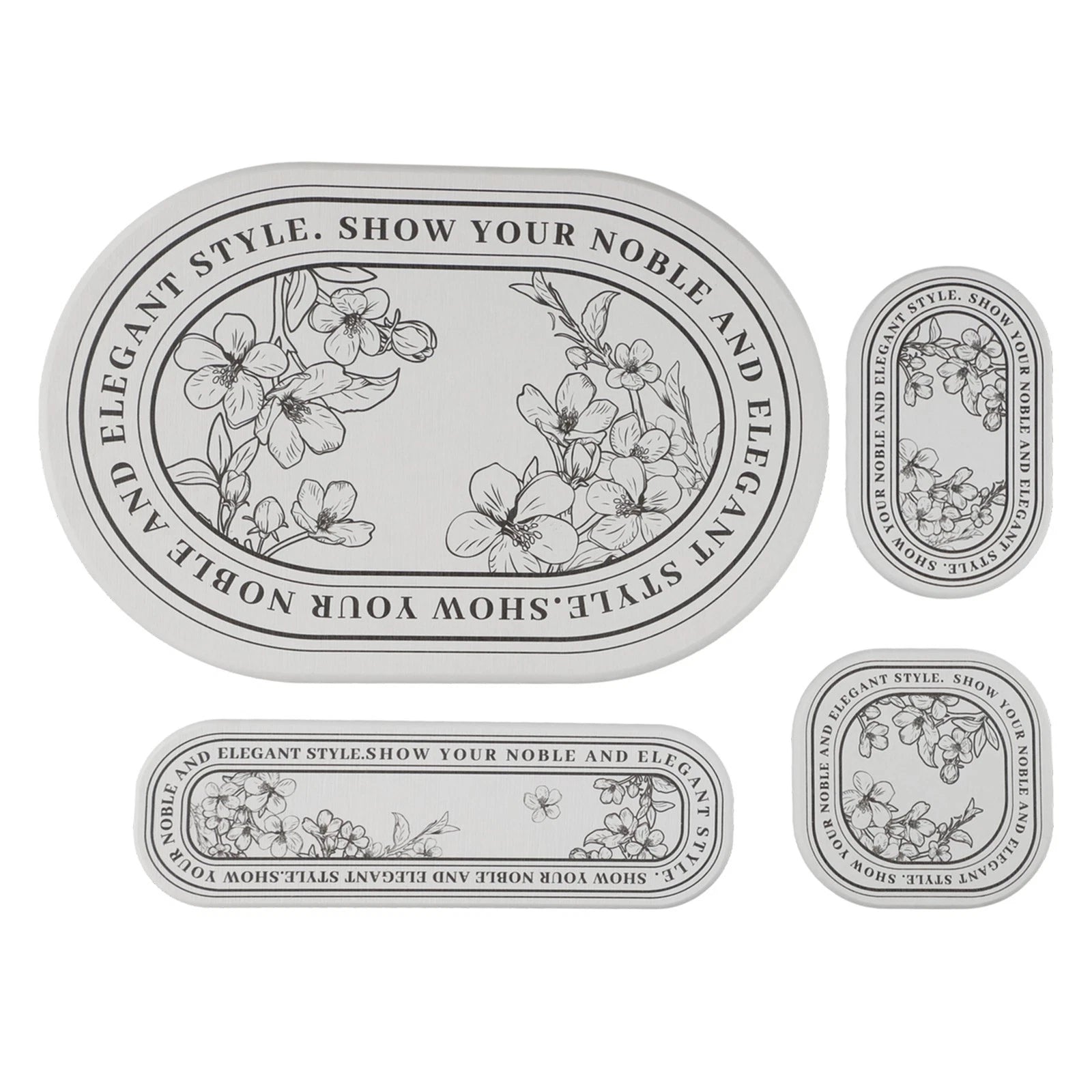 Diatom Coaster Set With Enhanced Safety Features For High Traffic