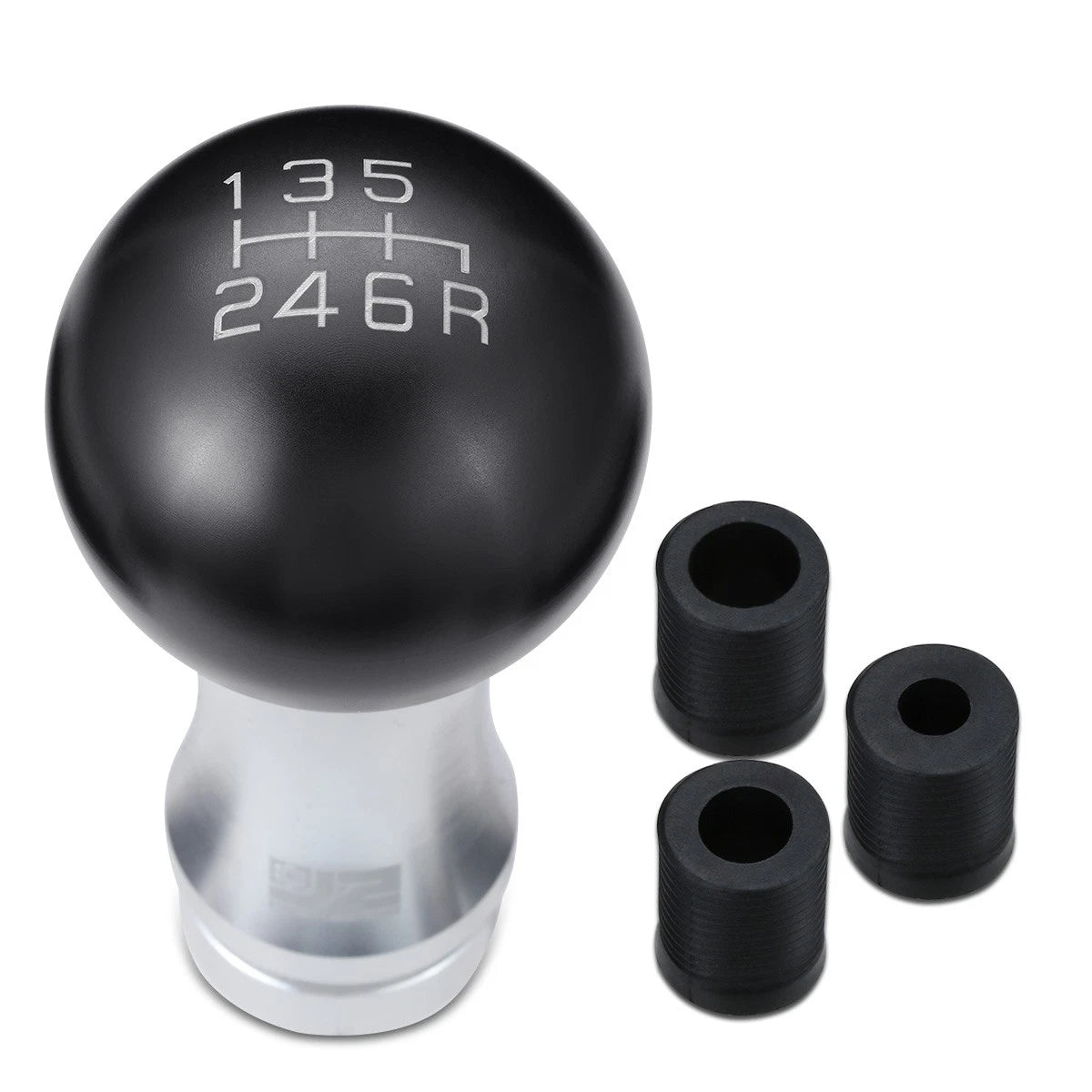 2-piece 48mm 6-speed Mt Aluminum Black Silver Shift