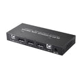 4k 60hz 2 In 1 Out Dp Usb Kvm Switch To Share Monitor Mouse Keyboard