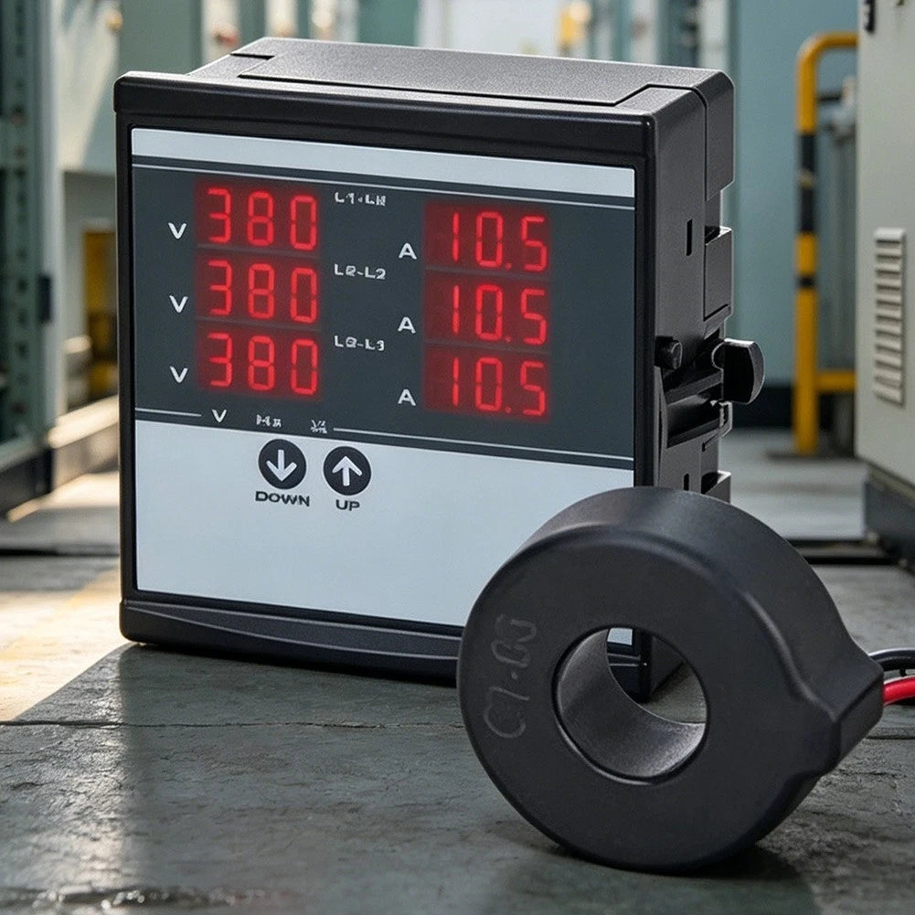 Digital Ammeter For 220V Three-phase Networks With 3 Current