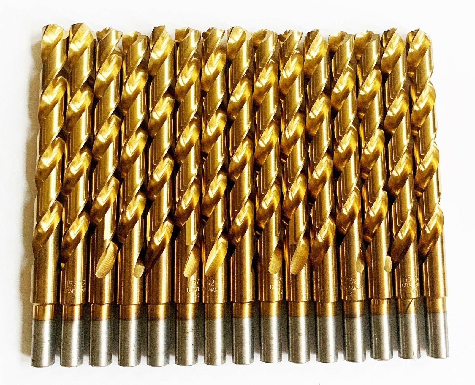 Craftsman Titanium 15/32" Drill Bits - Split Point