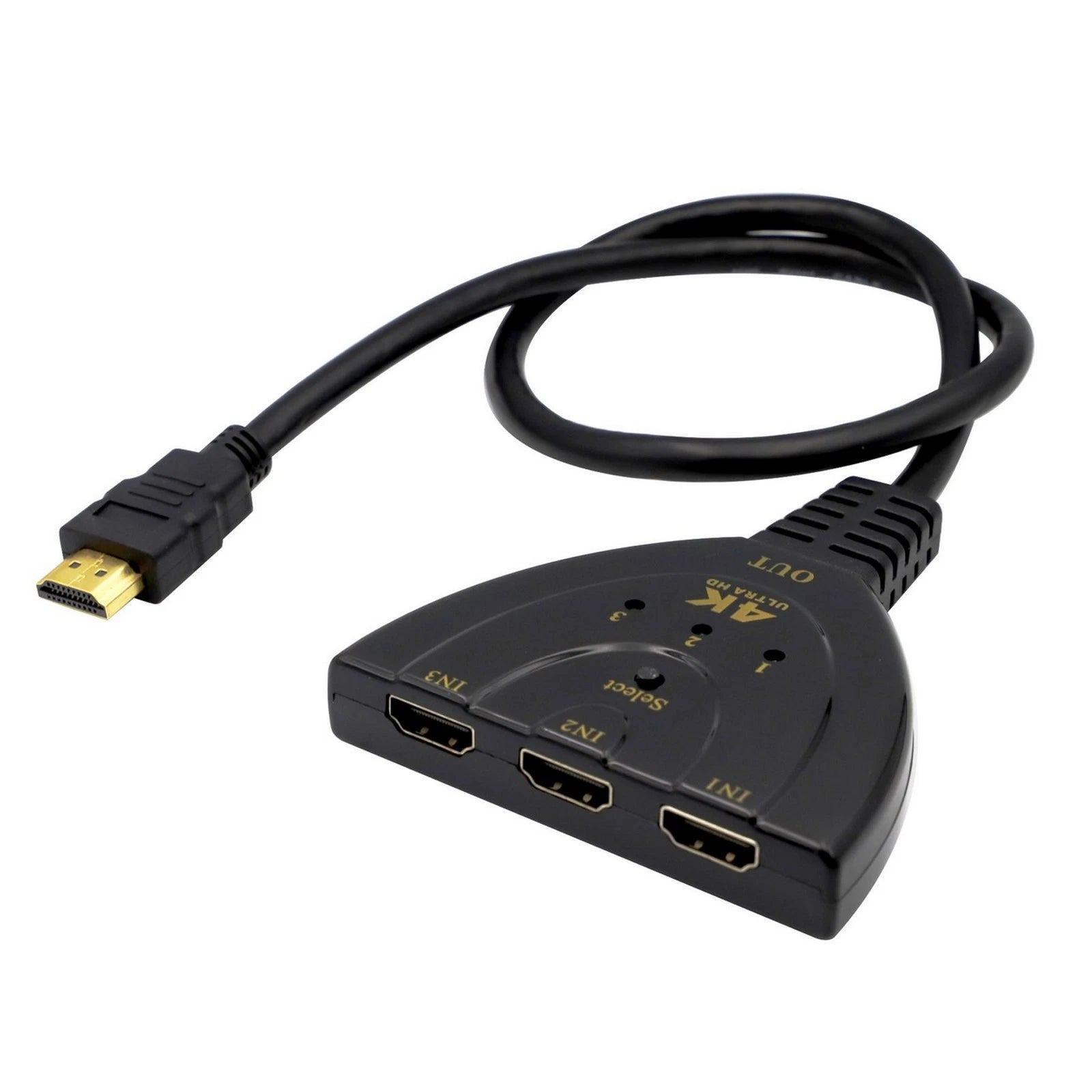 3 In 1 Out Hdmi Converter Auto Select 4k Switch Switcher Adapter For