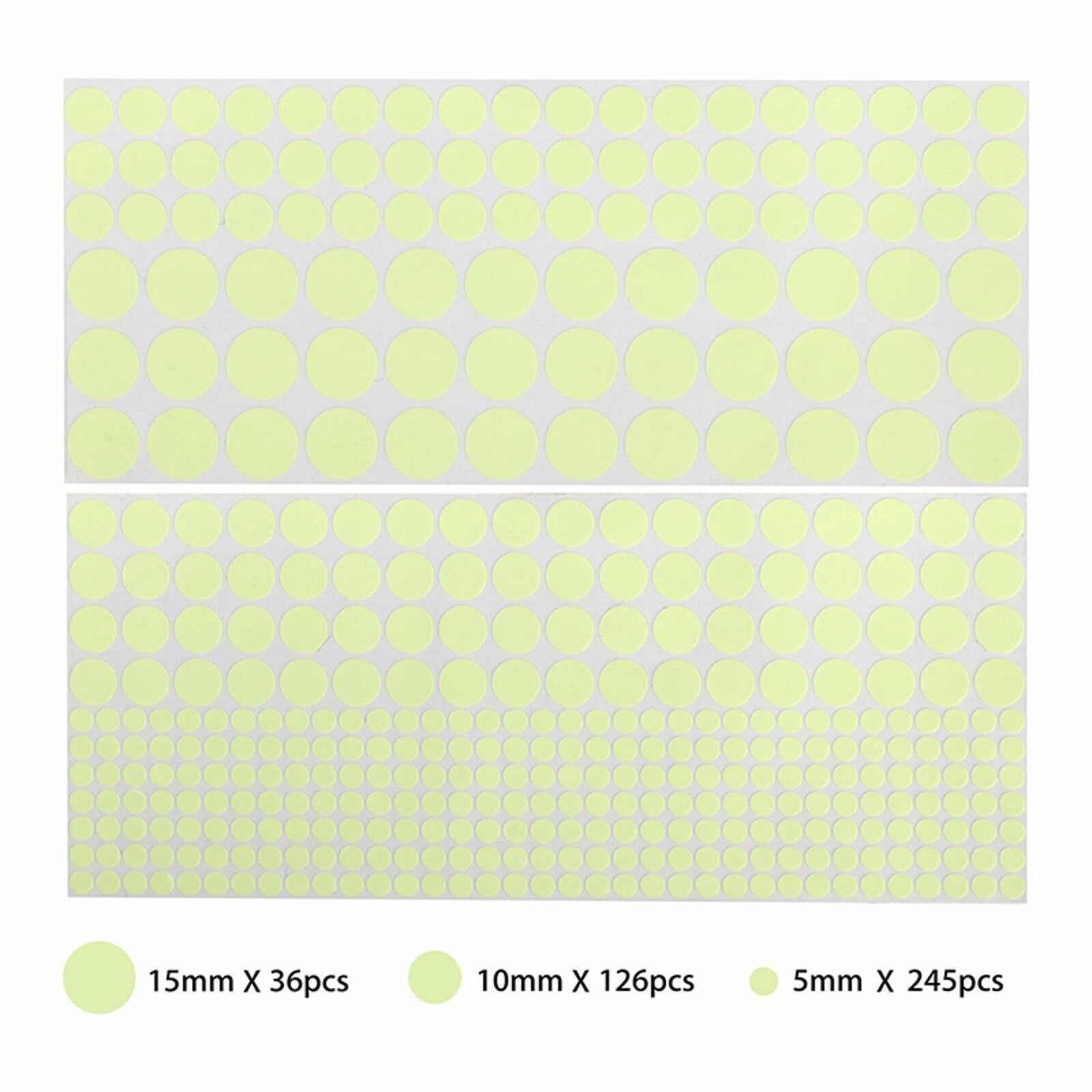 Luminous Round Dots Glow In The Dark Kids Bedroom Ceiling Wall