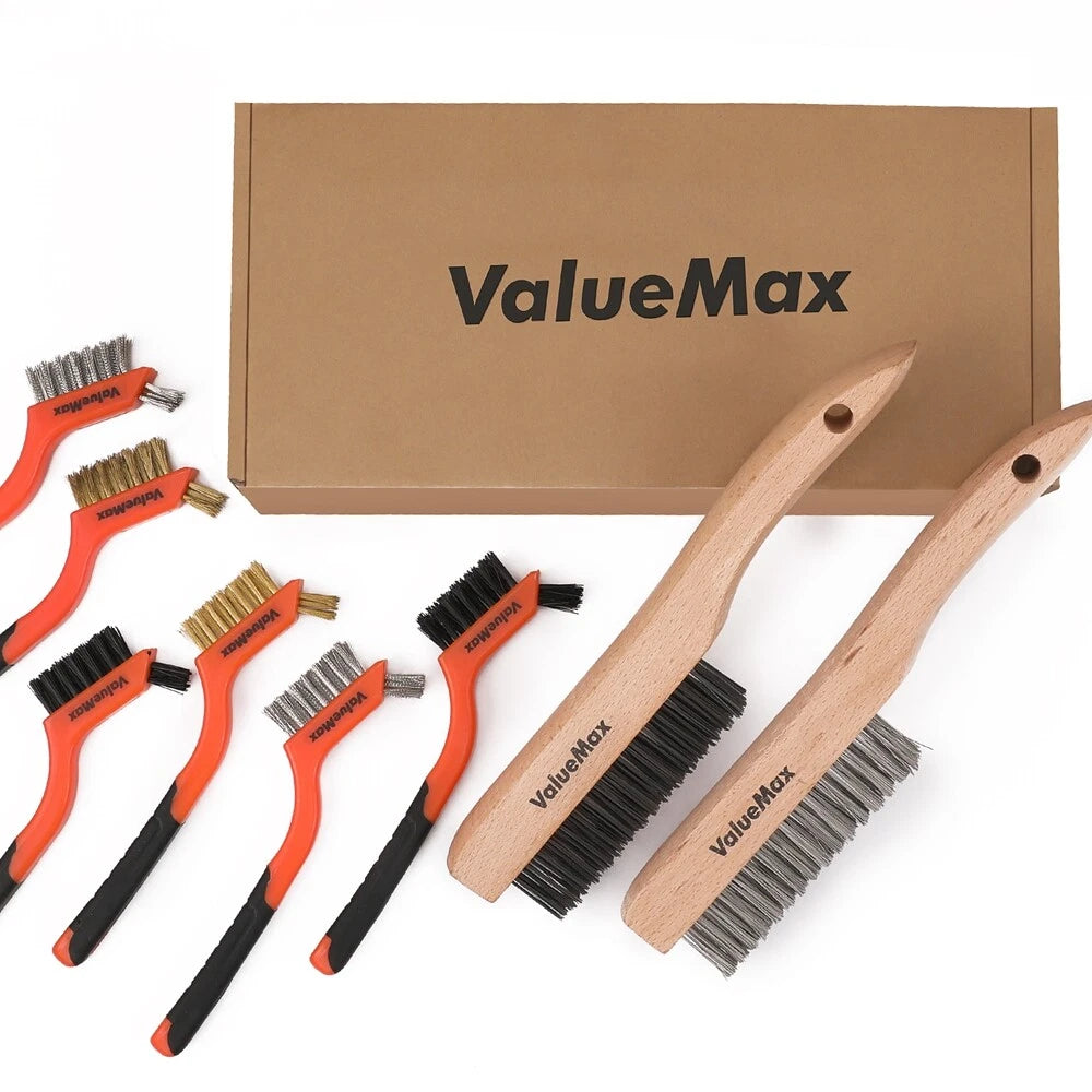 Valuemax Stainless Steel/brass/ny<wbr/>lon Bristles Heavy Duty Wire