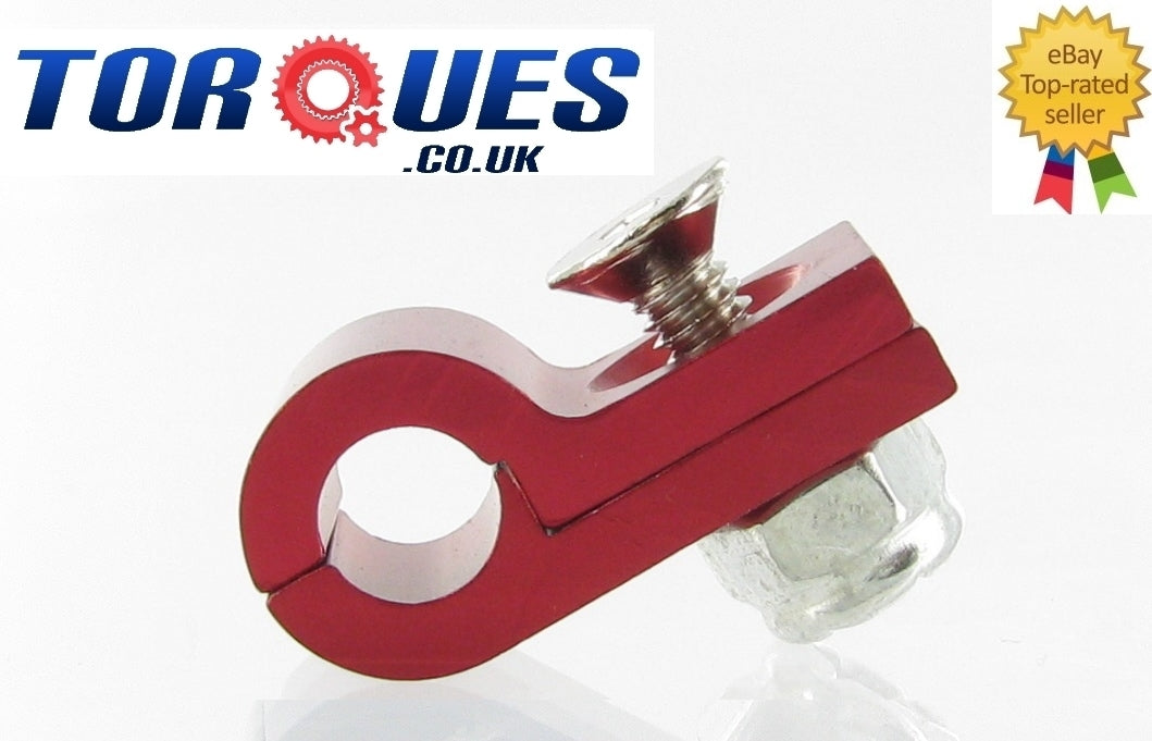 AN -3 (AN3 AN03) Red 6.4mm O.D Brake / Oil Hose Clamp