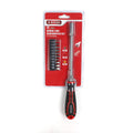 Expert 11pc Spring Flexible Shank Screwdriver & Bits Set: Torx