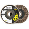5 Pack - 4-1/2" x 7/8" Black Hawk Surface Conditioning Flap Discs, Tan