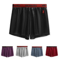 Ideal For Gym Wear Breathable Trunks Solid Color Underpants 3xl Size