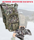 Backpacking Outdoor Backpack Hiking Camping Skiing Snow Board Camouflage W/Glove