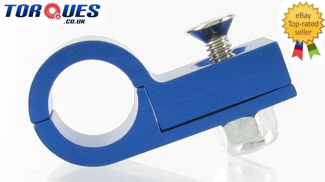 AN -8 (AN8) Blue PTFE 13.5mm O.D Hose Clamp P Clip