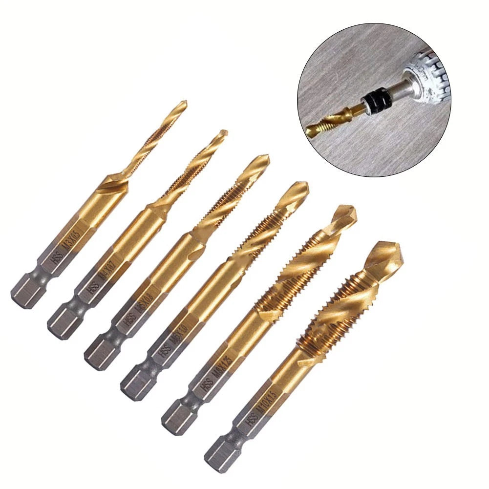 Spiral Flute Hex Shank Hss Metric Tap Drill For | Built Supply Co