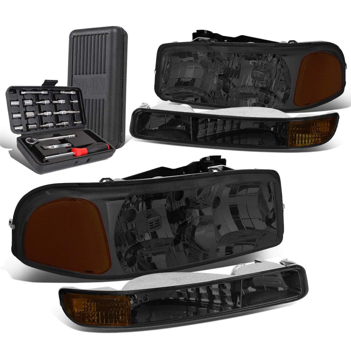 For 1999-2007 Gmc Sierra Smoked Amber Signal | Built Supply Co