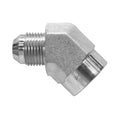 Hydraulic Fitting 3/8" Male Jic X 3/8" Female Pipe 45 Degree