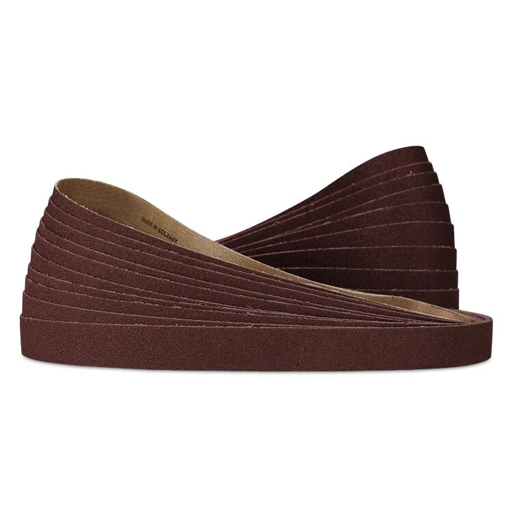 1/2" x 24" 180 Grit Aluminum Oxide Metal &amp; Wood Sanding Belts .5" Inch - 20 PACK