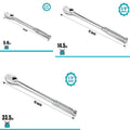 Duratech Extra Long Handle Drive Ratchet 90-tooth Ratchet Wrench Dust