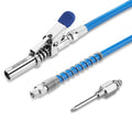 WORKPRO 3PCS Grease Gun Coupler Set Quick Release 12" Grease Gun Hose Needle Tip
