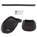 Driver Passenger Black Seat for Harley Touring 2009-Later Red Stitch
