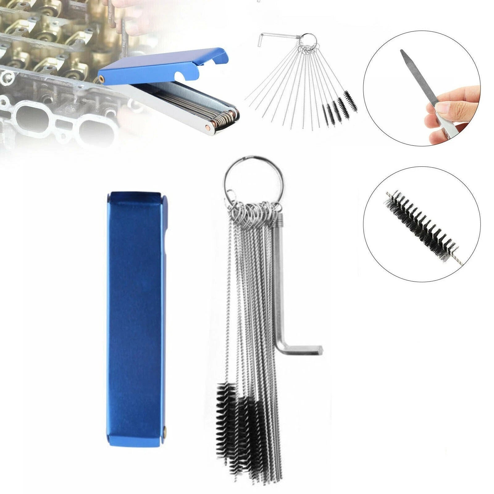 Carb Jet For Cleaning Tool Carburetor Wire Cleaner Kit For Motorcycle