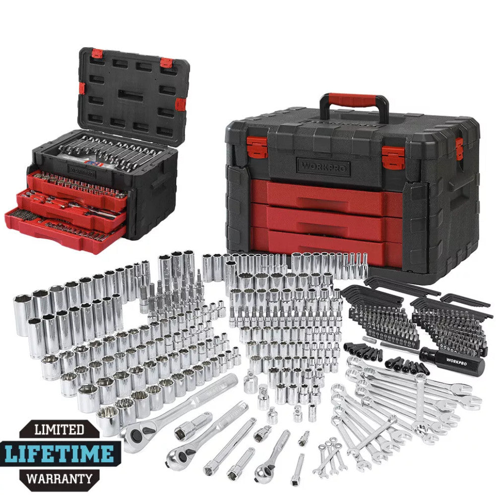 3PCS Step Drill Bit Set 1/4" Hex Shank