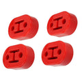 4pack Heavy Duty Rubber Exhaust Tail Pipe Mount Bracket Hanger