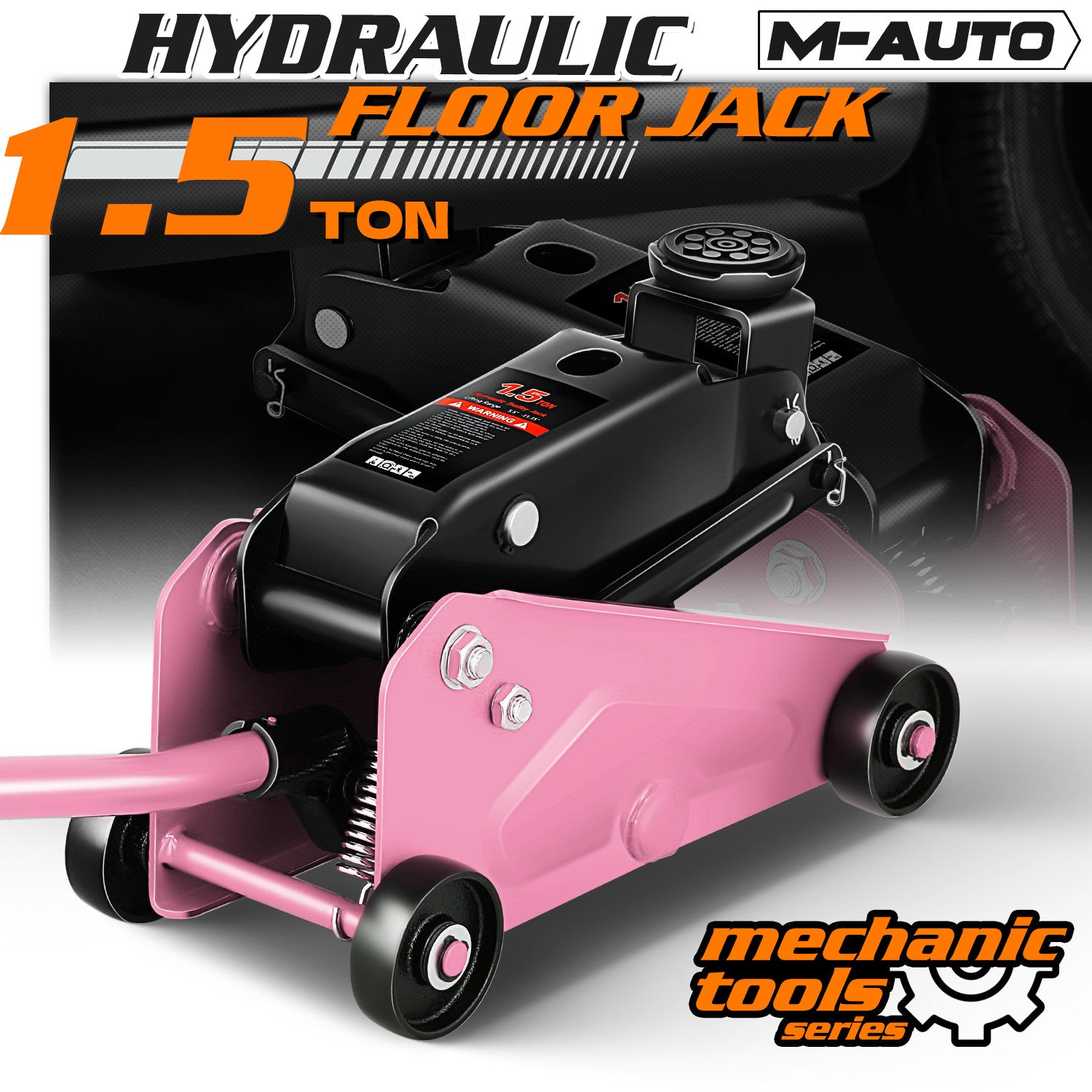 3000LBS Heavy Duty Low Profile Hydraulic 1.5 Ton Trolle