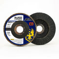 5 Pack 4.5" x 7/8" XL 80 Grit High Density Flap Discs Jumbo Grinding