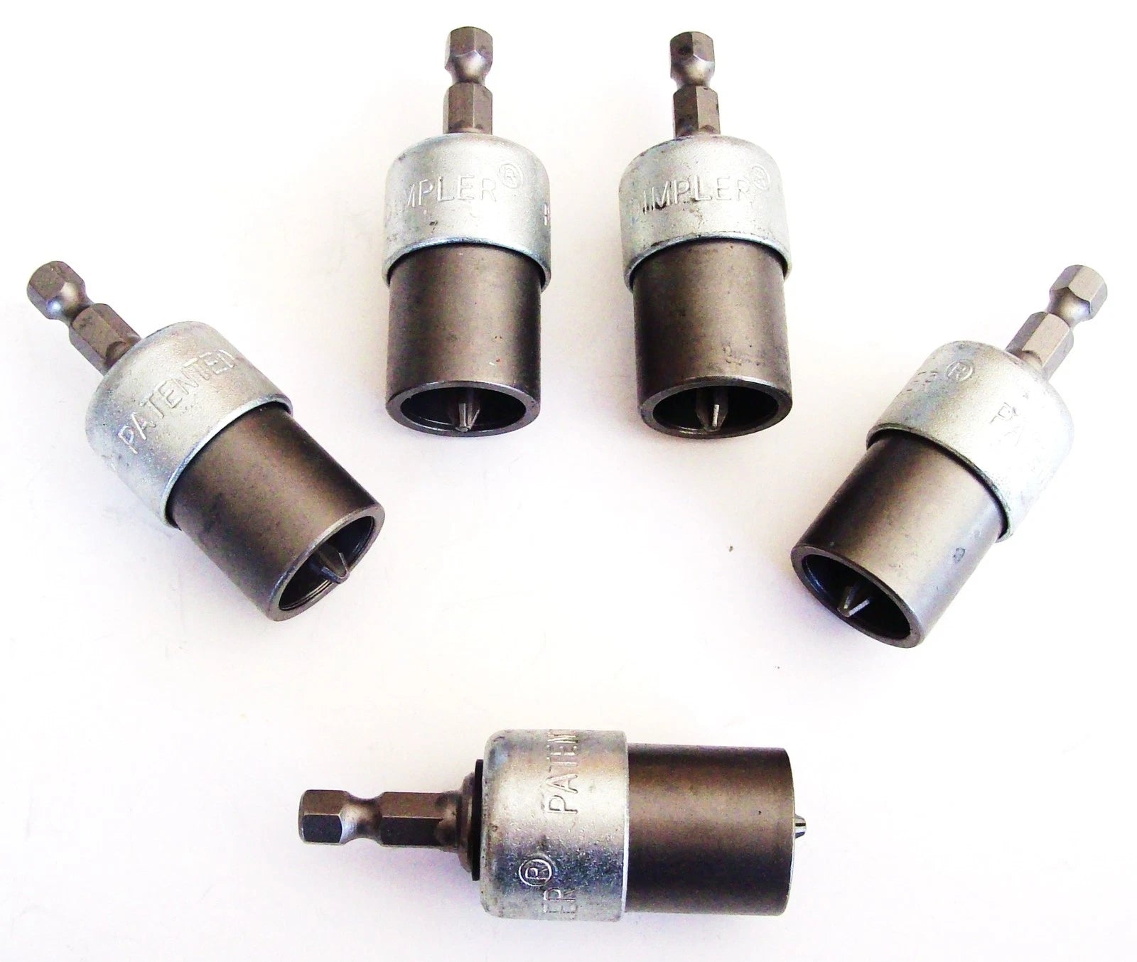 5 Bosch Heavy Duty Drywall Dimplers Screw Depth Setter #2 Phillips