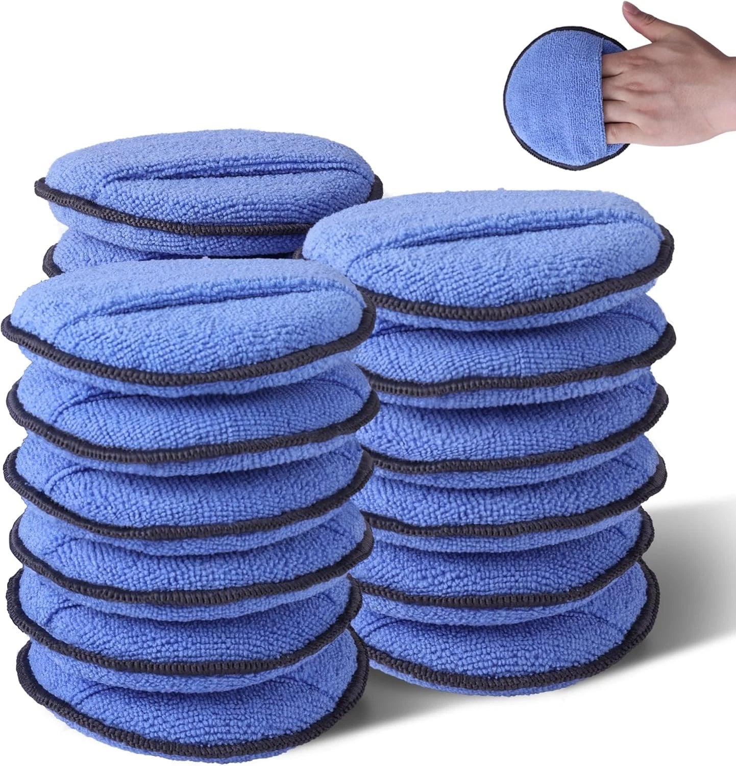 Workpro Car Wax Applicator Pad Microfiber Soft Foam Detailing