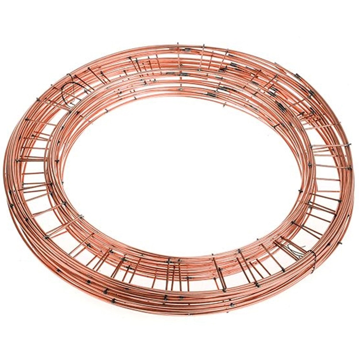 12" 30cm Flat Wire Wreath Making Ring Copper Frame