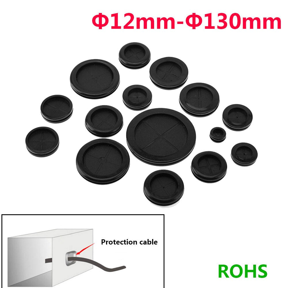 Blanking Blind Rubber Grommet - Dual Sided Seal