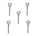 3/8" X 4" Stainless Steel 316 Screw Lag Eye Bolt - Pack 5
