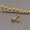 Flat Belt Screw Leather Craft Chicago Rivets