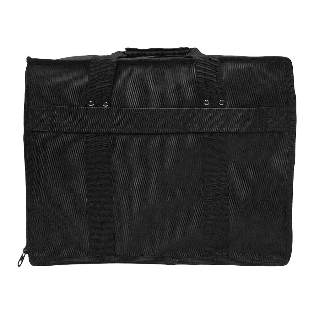 14 Inch Deep Black Water Resistant Nylon Jewelry Carrying Salesman