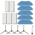 Spare Side Brush Filter Mop Cloth Set For Lefant M2 M2s M2 Pro M2s Pro