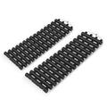 Black 7 Ton 24" L Sand Snow Recovery Traction Tracks Mats For Cars