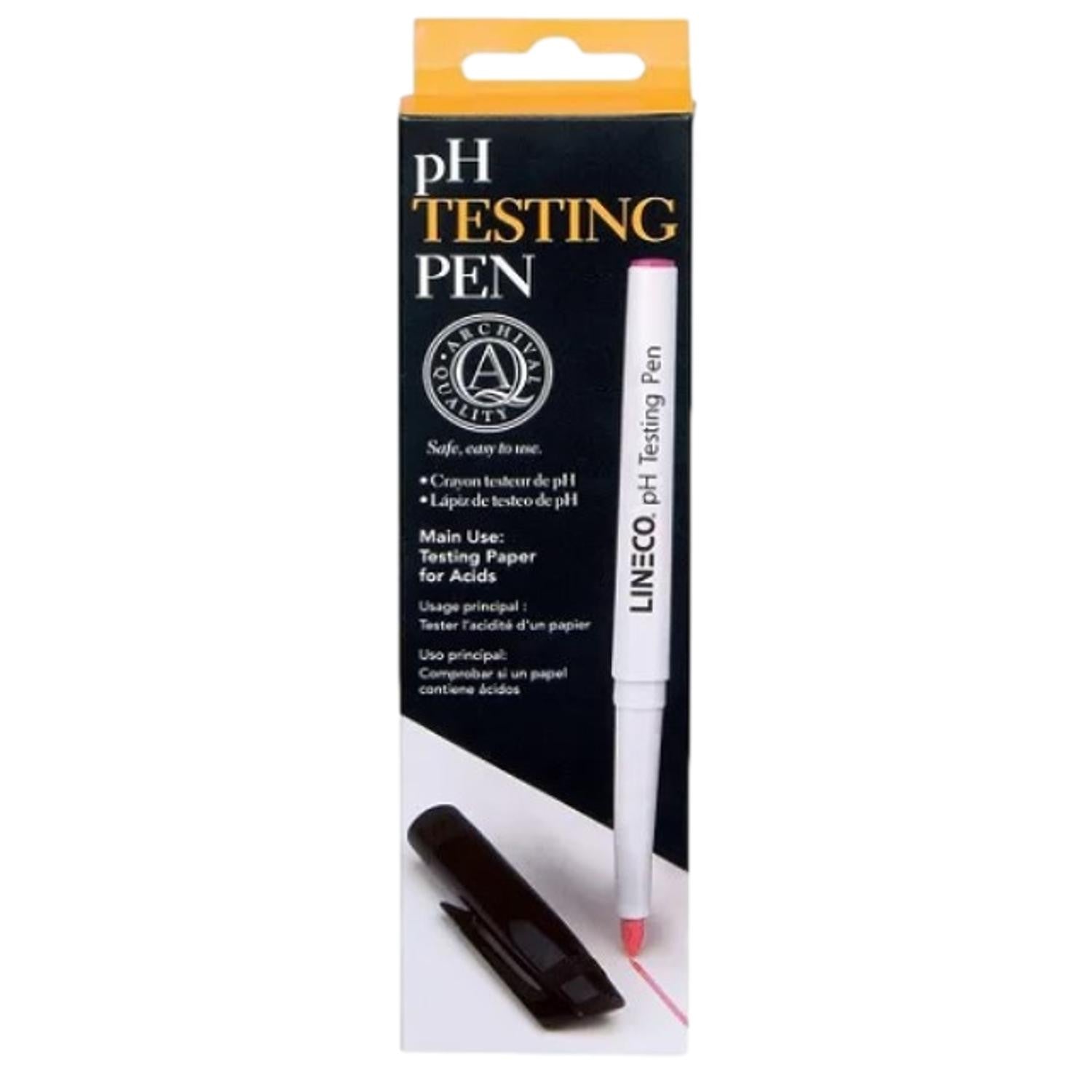 Lineco Ph Testing Pen for Paper Acids