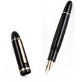 14.6cm Acrylic Fountain Pen Metal Gold Clip Fine 0.5mm Nib Writing