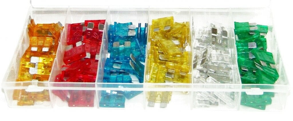 120pc Automotive Blade Fuse Assortment