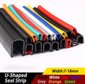 Rubber U-Shaped Car Door Edge Guard Protector Edge Trim