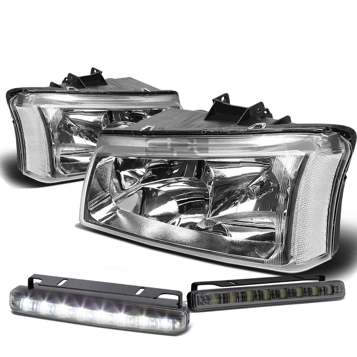 Chrome Crystal Lens Headlight+clea<wbr/>r | Built Supply Co