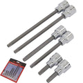 Neilsen 6pc Tamperproof Torx Bit Set