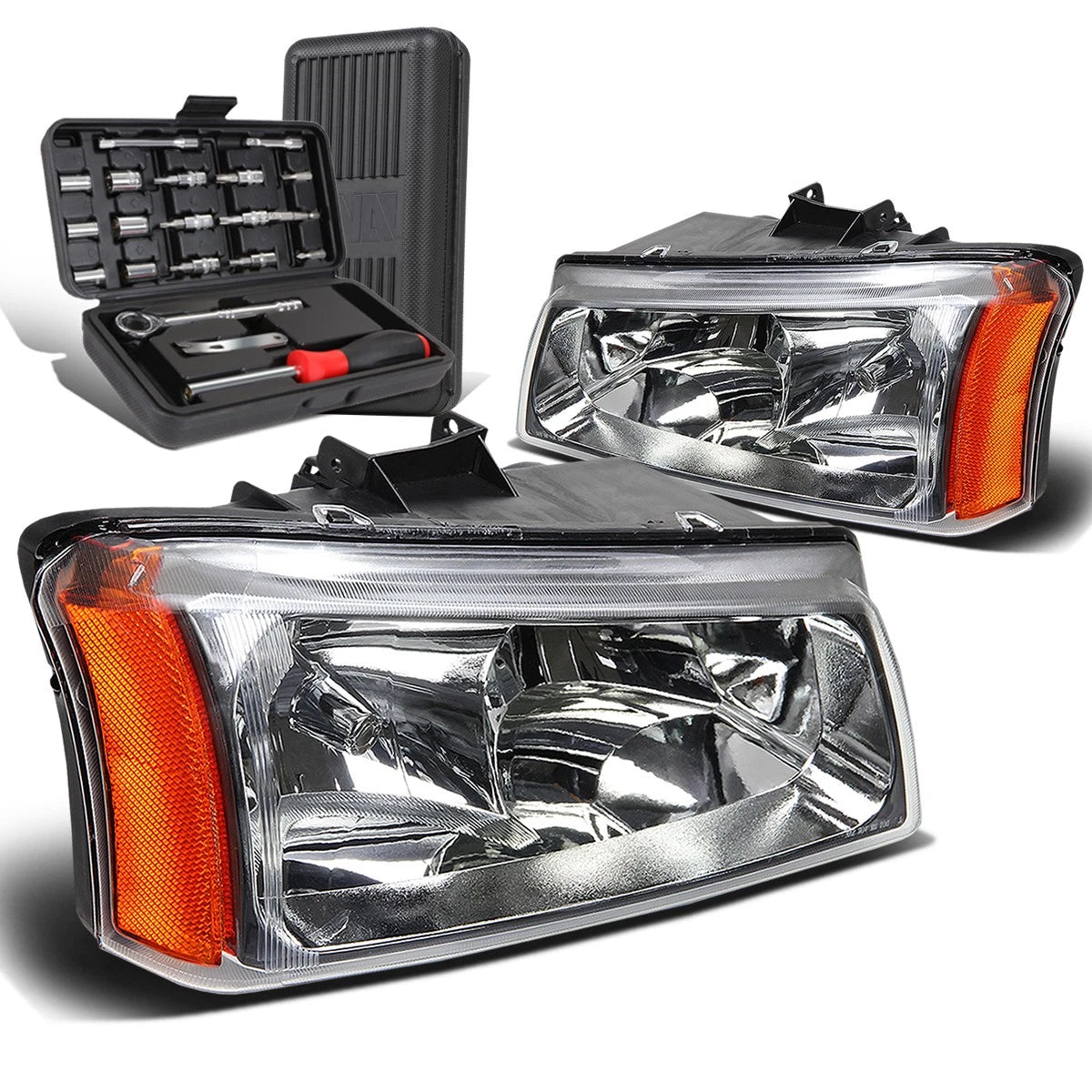 For 2003-2006 Chevy Silverado Chrome/amber Signal | Built Supply Co