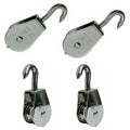 Stainless Steel 2" Lifting Swivel Hook Block For 3/8" Wire Rope,700