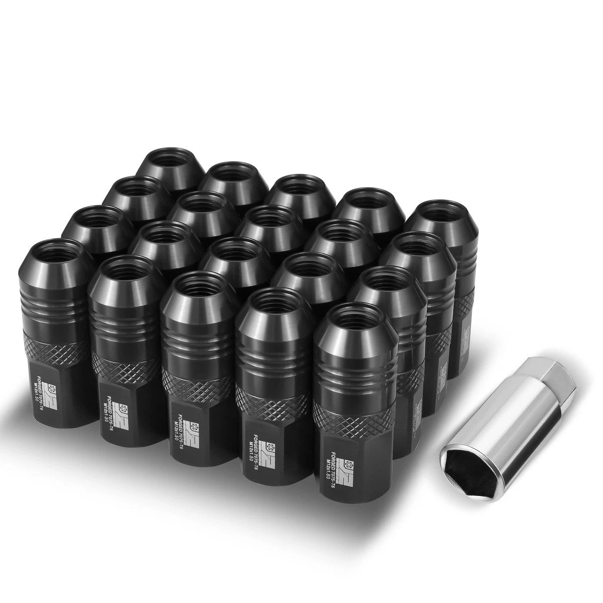 J2 Engineering Black M12 X1.5 21mm Od/ 50mm Height | Built Supply Co