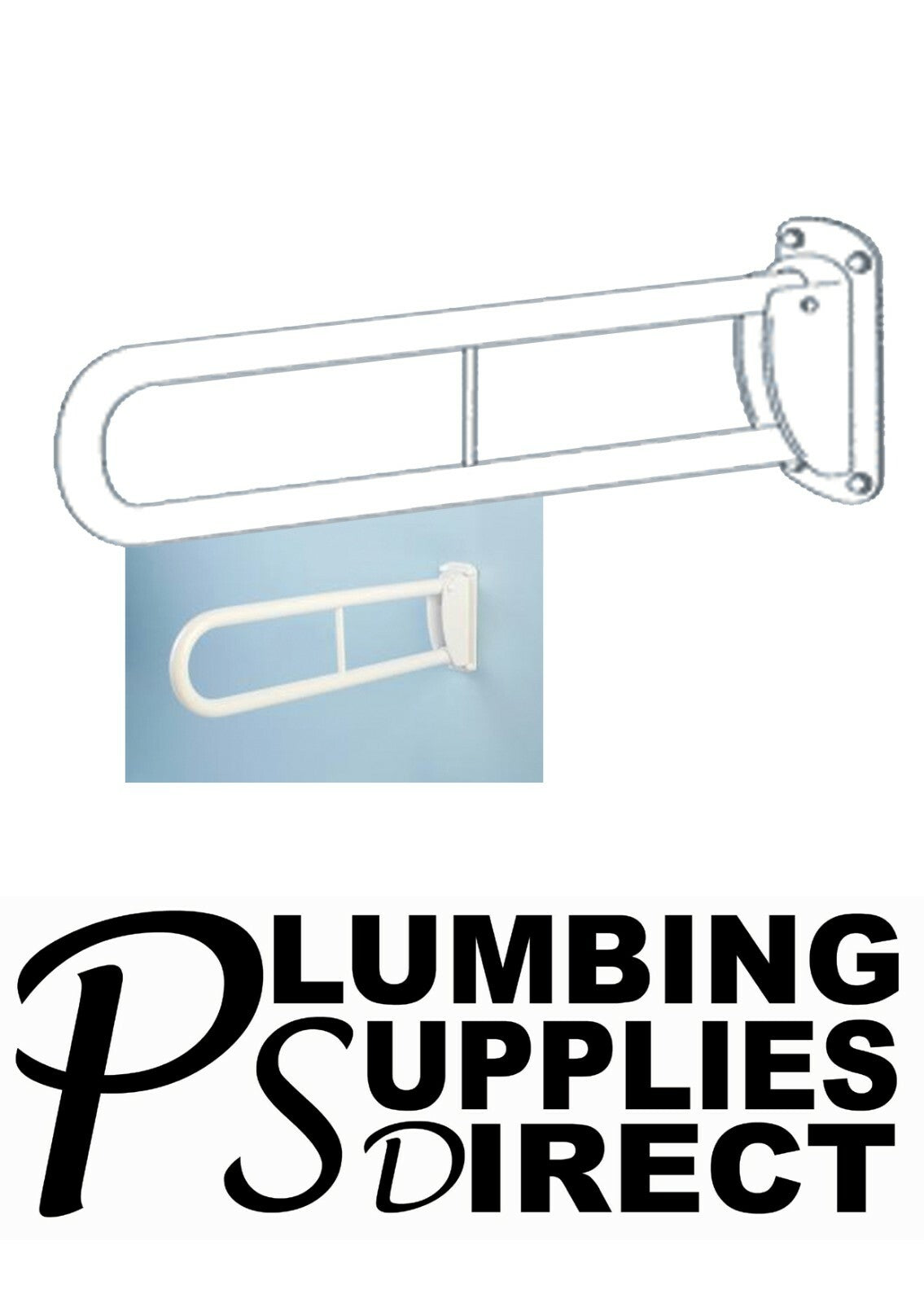 Bathex Double Arm M/S White