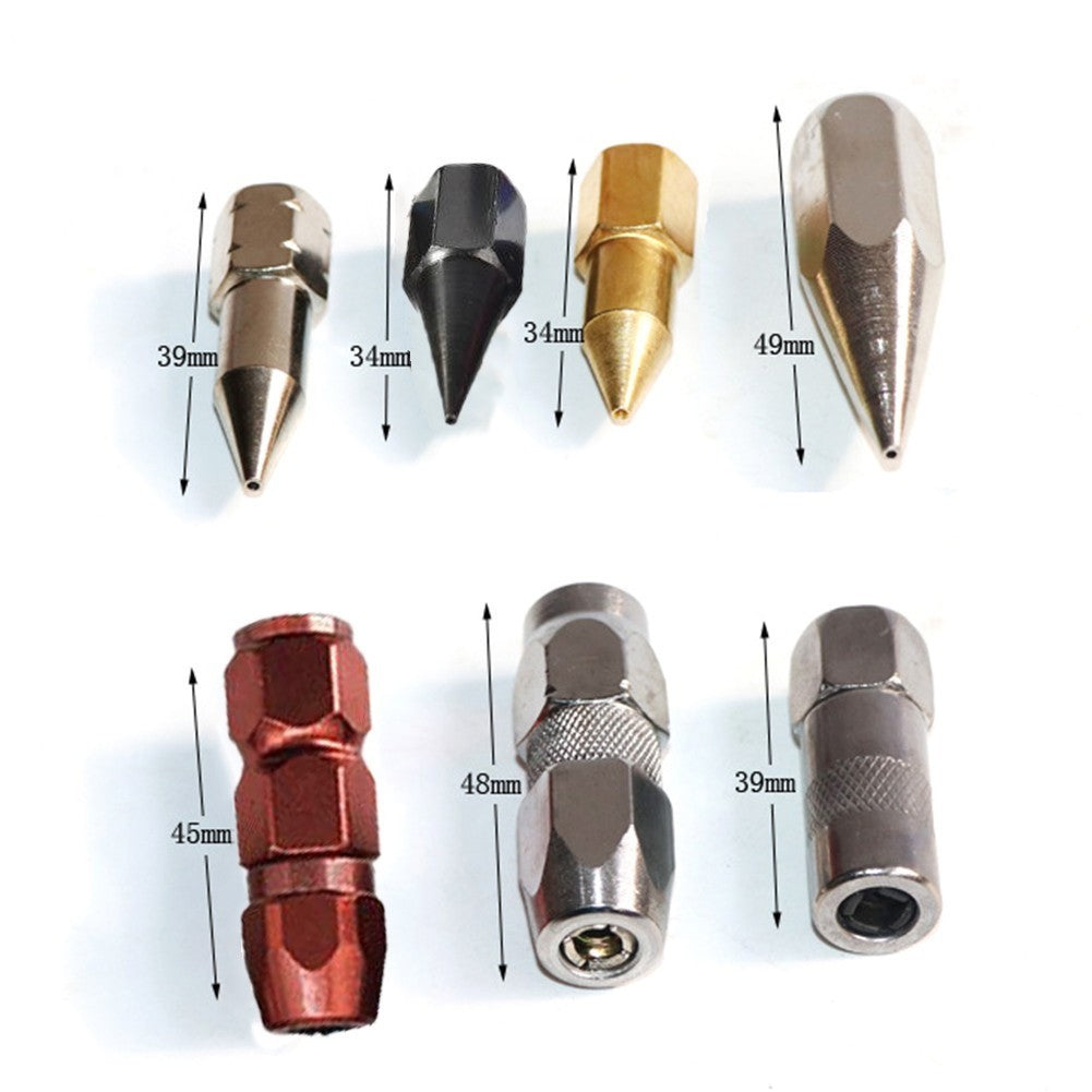 Heavy Grease Nozzle with Flat Steel Ball Prevents Oil Leakage EffectivelyOpens i