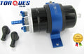 Sytec Otp020- Inline Fuel Pump + Billet Cradle + Barbed Push on