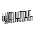 Capri Tools 3/8-Drive 12-Point Socket Set - 8-19 mm, Metric, 24-Piece by Capri Tools